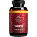Primal Harvest Primal Liver Liver Supplement with, Alfa-Lipoic Acid, L-Cysteine HCL, L-Glutathione, Milk Thistle, and Spirulina, for Men and Women, 120 Capsules