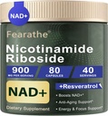 Liposomal Nicotinamid Riboside - NAD+ Resveratrol ve Quercetin ile birlikte - NAD Nicotinamid Riboside Resveratrol 900 mg - 80 Capsules, 40 Days Supply