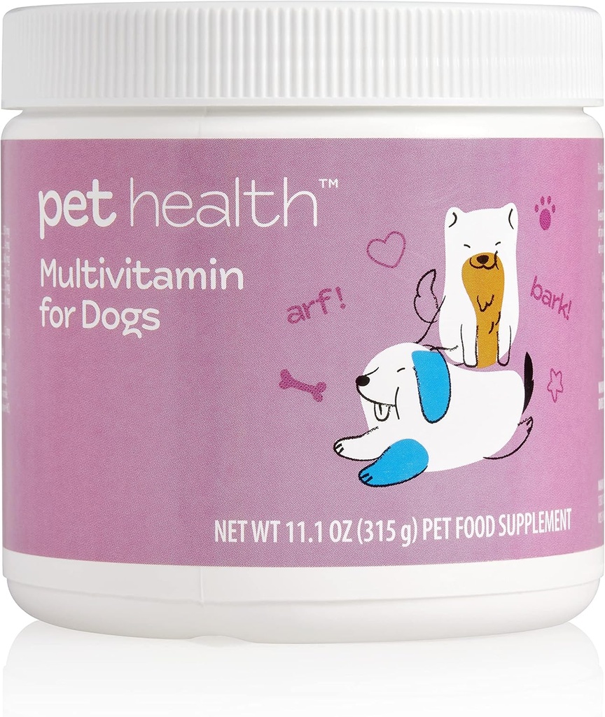 Pet Health Multivitamin Formula for Dogs, Προωθεί το υγιές δέρμα & παλτό, υγιή ανάπτυξη, ισχυρά οστά & δόντια, Υποστηρίζει ανοσοποιητικό σύστημα, Αγορά Αμερική (90 εξυπηρετούν)