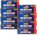 Natureplex Maximum Relief Medicated Anti-Itch Cream 1.5oz (6 Pack) – Fast Relief for Rashes, Bites, Sunburn, Cuts, Burns, Poison Ivy & More – Ψύξη Μέντχολ & Pramoxine – Made in USA