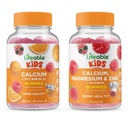 Vitamin D Çocuklar + Kalsiyum & Magnezyum Çocuklar, Gummies Sche - Great Tasting, Supplement, Gluten Free, GMO Free, Chewable Gummy