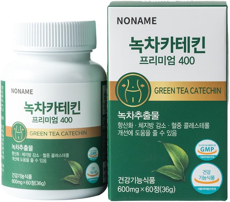 Noname Green Tea Catechin 400 mg - Antioksi Support Supplement for Immune and Metabolism Boost, 60 Veggie Capsules - Non GMO, Vegan, Made in Korea