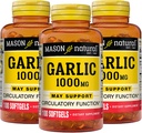MASON NATURAL Oil Petrol 1000 mg, 300,Day Supply Softgels, Supports Normal Circulatory Function, 3 Pack
