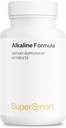 Supersmart - alkalin Formula Supplement (Advanced Formula) - P properties Phosphate, Kalsiyum Magnezyum & Magnezyum Citrate - PH Balance | Non-GMO & Gluten Free - 60 Tabletler