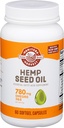 Manitoba Harvest Hemp Seed Oil Softgels, 2,475 mg of Plantive Omegas 3,6 & 9 GLA, Fish Oil Alternative, 60 (Polonya 1 Ambalajı) Vary