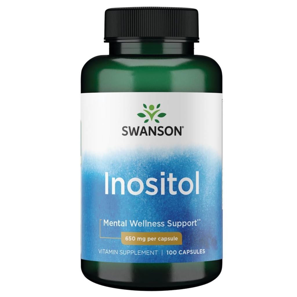 Swanson Inositol 650 Milligram 100 Capsules