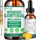 Kadınlar ve Erkekler için Cortisol Supplements, 16-in-1 Cortisol Steps Detox Manager w. Magnezyum, Ksm-66 Ashwagandha, L-Theanine, Rhodiola, Phosphatidylserine for Lower Cortisol, Recess Mood, Focus Support