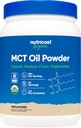 Nutricost Organic MCT Oil Powder 1 LB - Certified USDA Organic, Great for Keto, Ketosis and Ketogenic Diets - Μηδέν Καθαρά Καρβίδια (Medium Chain Trigreeperide)