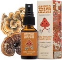 SuperMush Daily Immunity Mouth Spray Organic - Mushroom Immunity Spray Supplements - Turkey Tail & Reishi Mixed Mushrooms Extract - Immune & Digestive Health Support - 30ml Αμιγής & Βιολογική Ουρά Τουρκίας