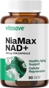 Vitasave NiaMax NAD+ Supplement – 300 mg Niacinamid Riboside per Capsule – Yüksek Lisans NAD+ Enerji, Sağlıklı Aging & Metabolic Fonksiyonlu – Vegan, Non-GMO, Gluten-Free (90 Capsules)