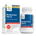 Terry Φυσικά Berberine MetX επιπλέον δύναμη - Εγκέφαλος & το συκώτι συμπλήρωμα υποστήριξης της υγείας - συμπλήρωμα με ινδικό εκχύλισμα ρίζας βατόμουρο - κάψουλες Vegan για τη μεταβολική υποστήριξη της υγείας - 60 κάψουλες