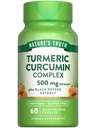 Nature's Truth Turmeric Curcumin with Black Pepper Extract | 60 Capsules | Non-GMO and Gluten Free Complex Supplement