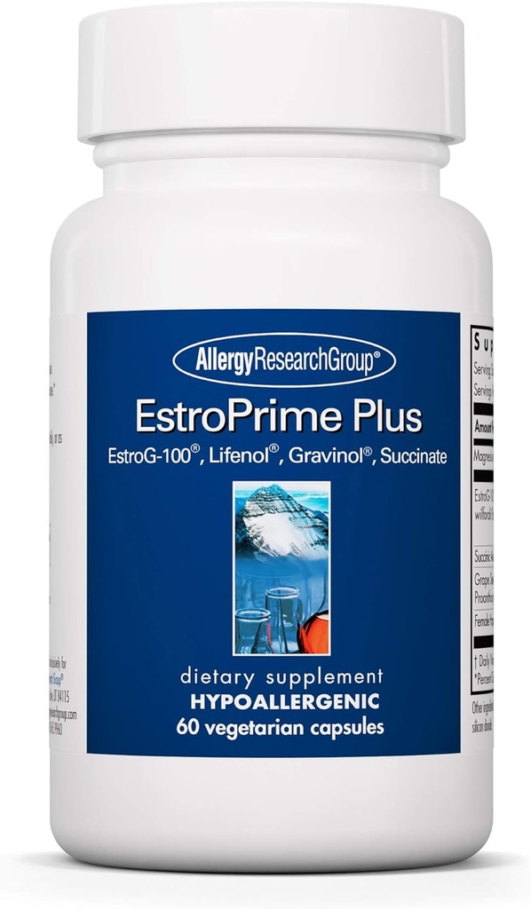 Alerji Araştırma Grubu Daha Fazla Supplement Yok - Kadınlar için Menopause Destek, Estrogen, Menopause Relief, Hot Flashes & Night Slips - 60 Counts - 60 Count