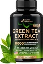 Green Coffee Beans & Apple Cider Vinegar - Enerji & Metabolism Desteği - Yeşil Çay Tamam% 50 EGCG - 20:1 Doğal Ekstraksiyon - Erkekler ve Kadınlar için - 120 Vegan Capsules