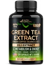 Green Coffee Beans & Apple Cider Vinegar - Enerji & Metabolism Desteği - Yeşil Çay Tamam% 50 EGCG - 20:1 Doğal Ekstraksiyon - Erkekler ve Kadınlar için - 120 Vegan Capsules