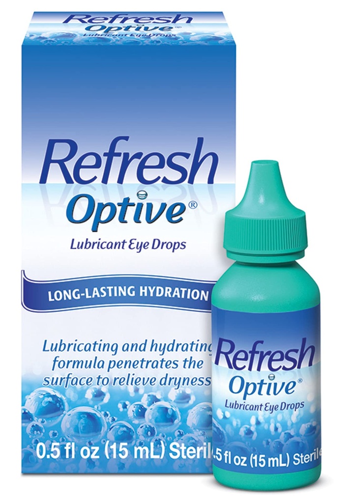 Optive Lubricant Eye Drops, 0,5 Fl Oz Sterile