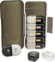 Haftalık Pill Organizer 2 Times a Day, Moisture-Proof, Detachable Karşılaştırmalar, AM PM Pill Box 2X 7 Gün, Seyahat Pill Organizer for Pills/Fish Oil/Medication /Vitamin/Supplements (Black + White)
