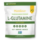 MariGold Pure Unflavored L-Glutamine Toz - Sağlıklı Gut, Immune ve Muscle Support, Non-GMO, Gluten Free, Soy & Allergen Free (5g / 5000 mg per Service)