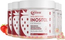 Inositol Gummies, Inositol Supplement with Myo-Inositol & D-Chiro Inositol + Vitamin D3, Ideal 40:1 Oran, Magnezyum Glycinate 400 mg, 5 Pack