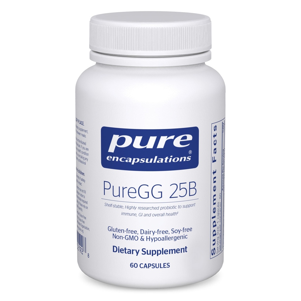 Pure Encapsulations PureG 25B | teşvikler GI ve Immune Health Across All Ages | 60 Capsules