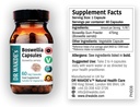 DR WAKDE'S Boswellia Capsules (Salai Guggul, Beaki), 60 Veg Caps, Plant-Based Supplement, All Natural, Vegan