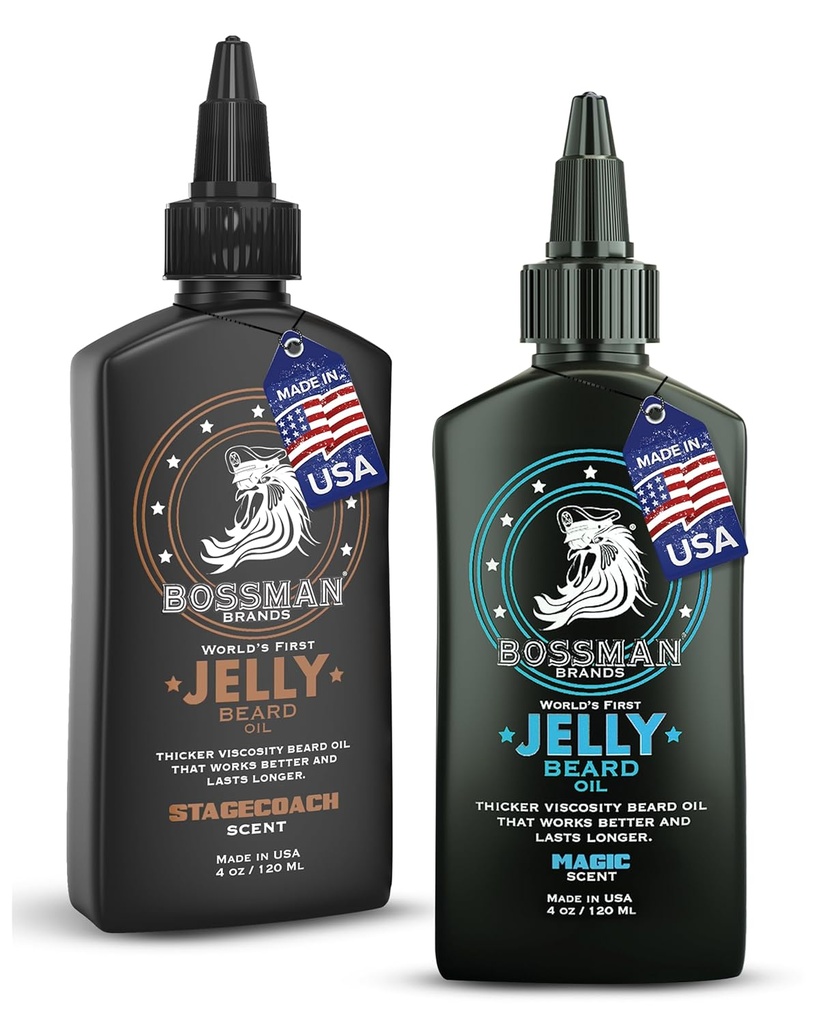 Bossman Jelly Beard Oil for Men Bundle 
