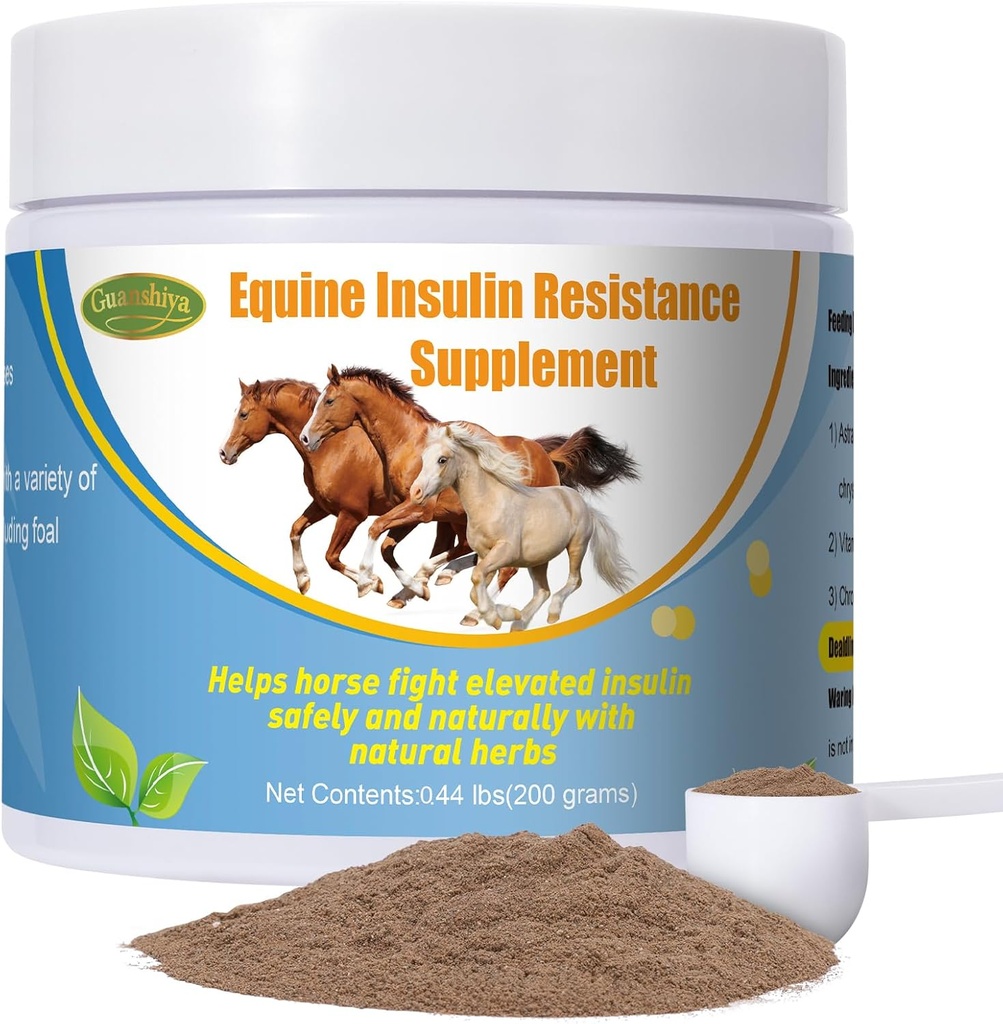Atlar için Direnç Supplement, Elevated Insulin Levels,Laminitis,Cushing'in Sendromu,Chronic Sore Feet,Back to Pasture,0.44 lbs