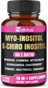 Zolotus Myo-Inositol & D-Chiro Inositol Ideal Oran Inositol Supplement with Bitter Melon, Milk Thistle, Turmeric, Gymnema, Chasteberry, Ceylon Cinnamon, Ashwagan, Berberine - 90 Capsules
