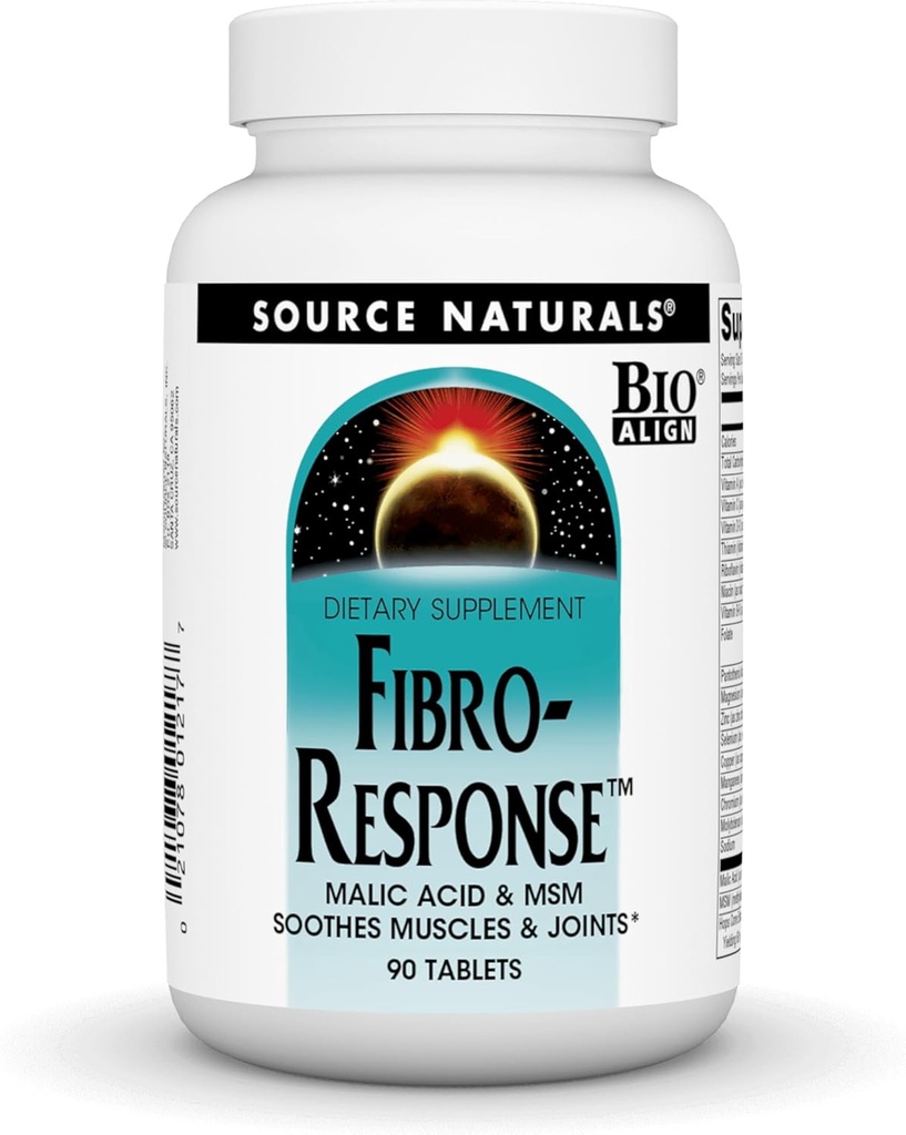 Source Naturals Fibro- Response Bio- Aligned Malic Acid & MSM, 90 δισκία