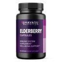 Sambucus Black Elderberry Capsules - Immune Support Supplement for Yetişkinler - 400 mg of Extract Per Search for General Wellness - Vegetarian-Friendly, Non-GMO, Unflavored - 60 Count, 2 Ay Supply