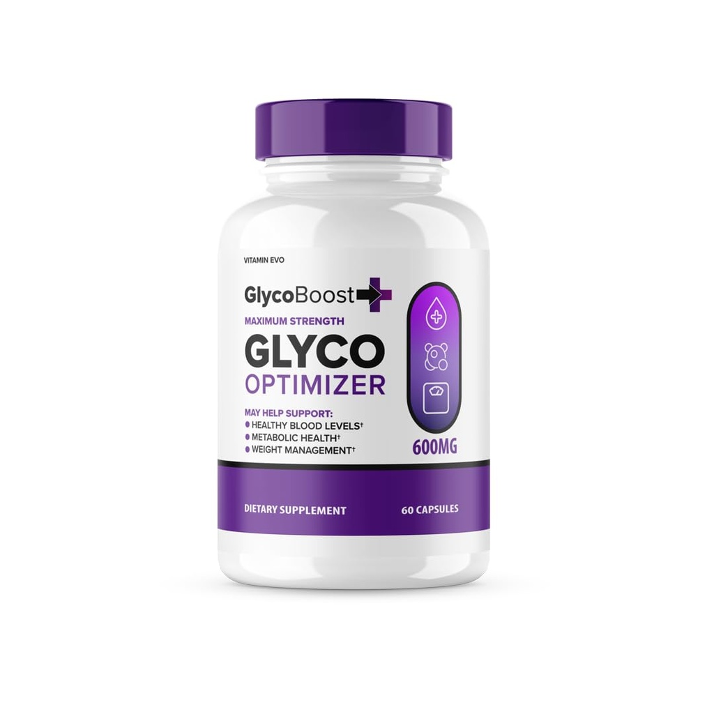 GlycoBoost Capsules, Glyco Boost, GlycoBoost Optimizer Pills, Glycoboost Glycoboost Advanced Formula, Glycoboost Supplement Capsules, 60 Capsules 1 Ay Supply