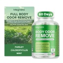 Body Deodoring Supplement, Natural internal Odor Control Pills for Men & Women, Chlorophyll Capsules for Skin, Breath, and Gut Health (60 Capsules)