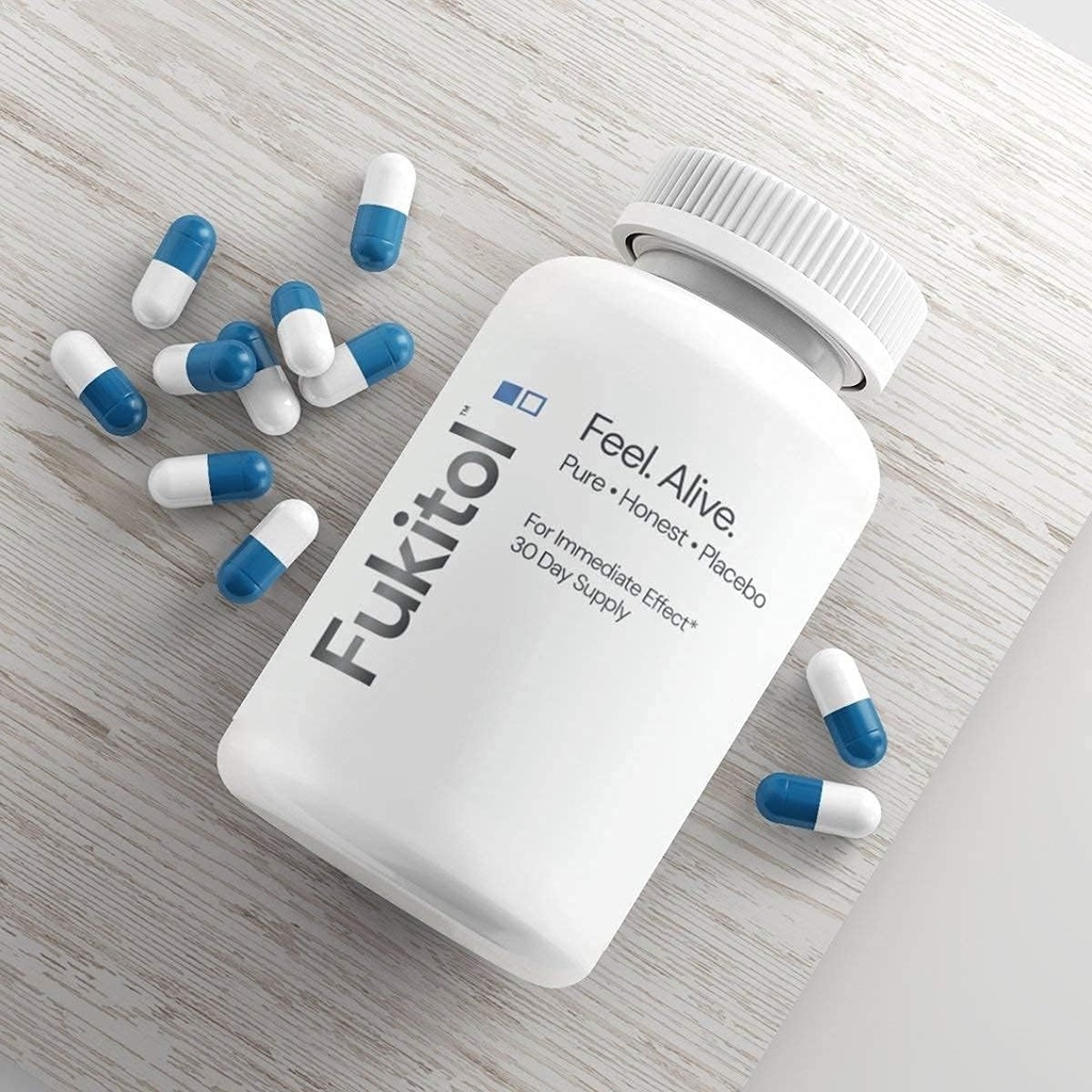 Fukitol Εικονικό Χάπια 30 ct - Όταν είναι καιρός να κάνει μια αλλαγή - Καθαρή & ειλικρινής κάψουλα χάπια ζάχαρης