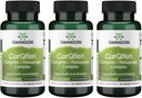 Swanson Controlled Release Curqfen Curcumin/Fenugreek Kompleksi 60 Veg Capsules (3 Pack)