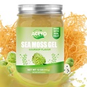 ACEYO (12 OZ) İrlandalı Deniz Moss Gel Organik Raw Vegan Soursop Flavor 102 Vitamin ve Minerals Wild Harvested Non-GMO Immune & Digestion Support Support Support Support