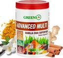 Yeşiller+ Gelişmiş Multi Vanilla Chai Superfood Toz, Sabah Vitality, Beslenme, Vibrant Sağlık, Diyet Tamam, Vitaminler Mineraller, Vegan, Soy/Dairy/Gluten Free(9.4oz)
