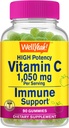 WellYeah Vitamin C 1050 mg Gummies - Φυσικό άρωμα - συμπλήρωμα διατροφής υποστήριξης του ανοσοποιητικού, αντιοξειδωτική υποστήριξη - Επιπλέον δύναμη χορτοφαγική Gummy, μη ΓΤΟ, χωρίς γλουτένη - 30 Σερβιέτες