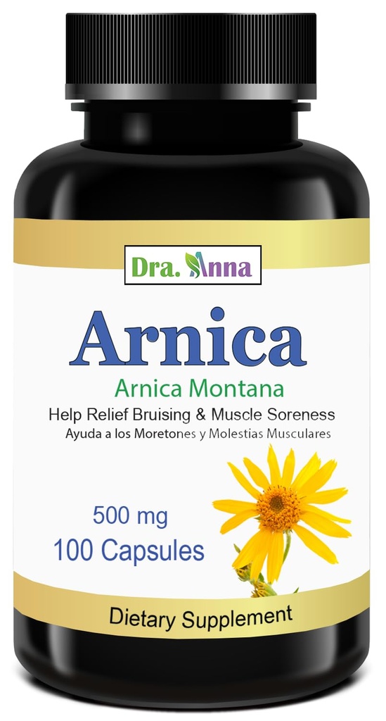Arnica Montana Capsules 500 mg 100 Capsules