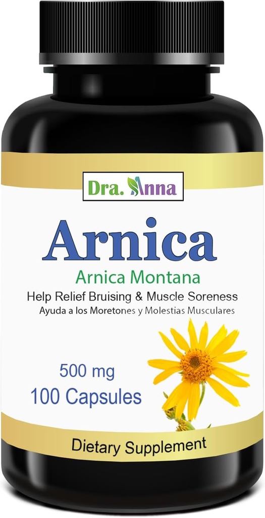 Arnica Montana Capsules 500 mg 100 Capsules