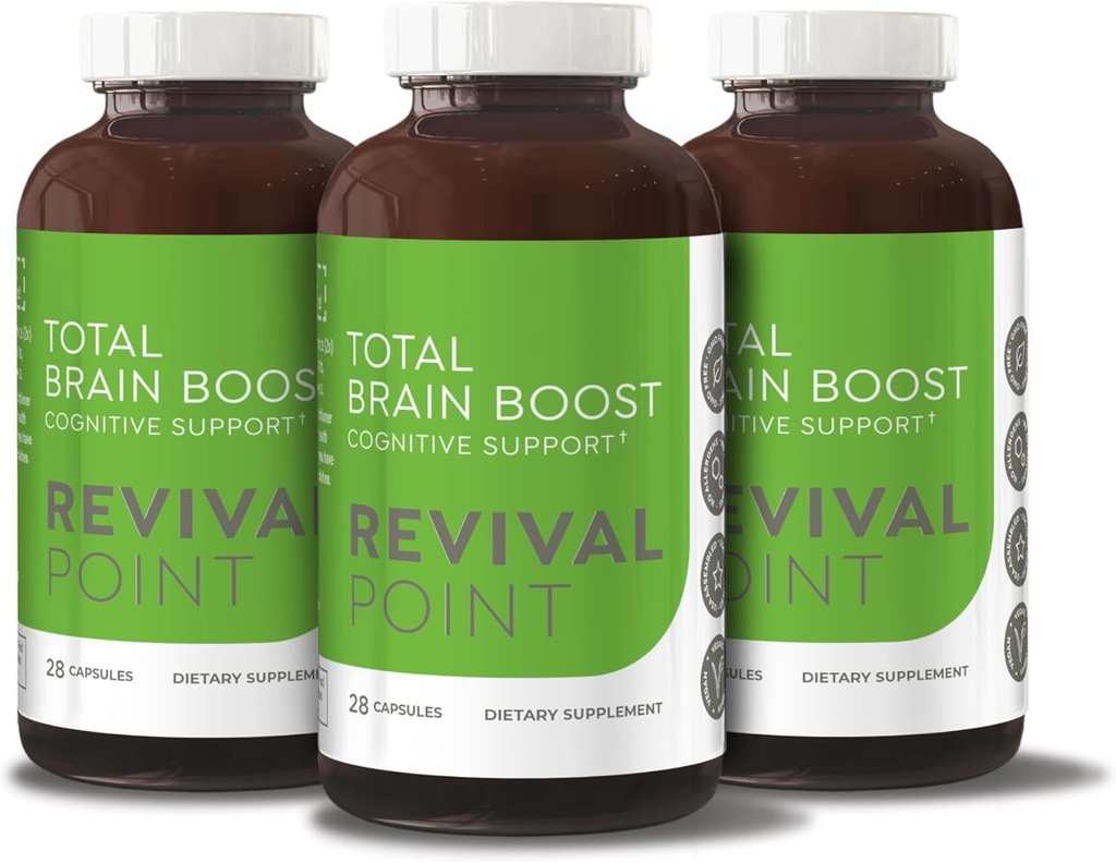 Total Brain Boost Supplement - 3 Şişe