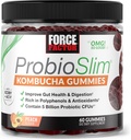 Boy Factor ProbioSlim Kombucha Gummies for Digestive Health, Probiyotiks for Women and Probiyotiks for Men Made with 5 Milyar CFUs, Kombucha SCOBY Probiyotik Gummies, Peach, 60 Gummies