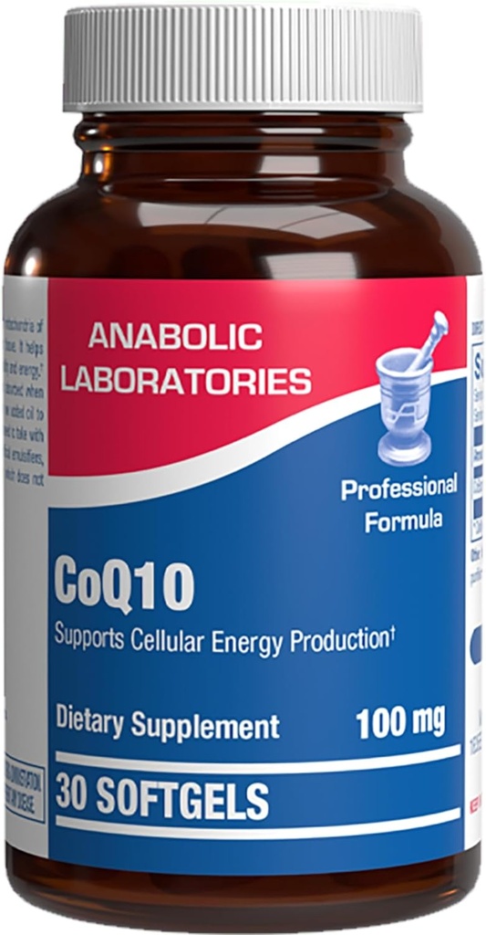 Υψηλή απορρόφηση CoQ10 100mg Softgels - Clinical Formula Coenzyme Q10 100mg για την ενέργεια της καρδιάς του δέρματος Αντιοξειδωτικό και την υποστήριξη του εγκεφάλου - Εύκολο στην κατάποση - Κατασκευάζεται στις ΗΠΑ σε εγκαταστάσεις cGMP - 30 Υπηρεσίες