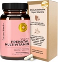 Future Kind Vegan Προγεννητική Βιταμίνη με DHA & L-Methylfolate σε Γυάλινο Μπουκάλι - Προγεννητικό συμπλήρωμα φυλλώματος για γυναίκες με Βιταμίνη D & E, Σιδήρου & Βιοτίνης - Χωρίς γλουτένη, Μη ΓΤΟ (60ct)