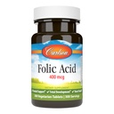 Carlson - Folic Acid, 400 mcg, Önemli Prenatal Destek, Fetal Development, 300 Tabletler