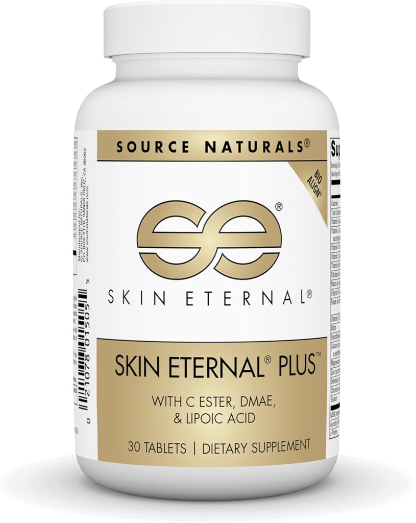 Kaynak Naturals Skin Eternal Plus, C Ester, DMAE, & Lipoic Acid - 30 Tablet