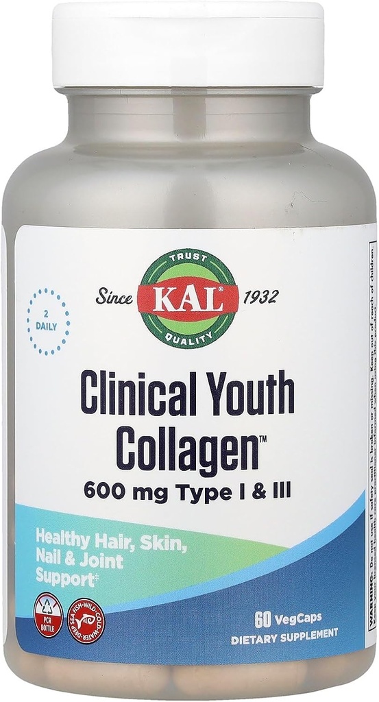 Kal 600 Mg Klinik Gençlik Kolajı I & Iii, 60 Kont