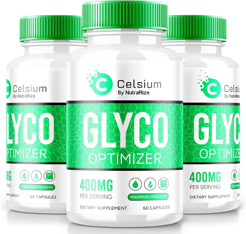NutraRize (Üç Celsium Glyco Optimizer, Maksimum Güçlü Kan Akış Desteği, Stokastik Seviyeleri Korumak İçin Kapsüller, Herbal Plus Vitaminleri Genel Sağlık Için Formula, Resmi İncelemeler (180 Capsules)