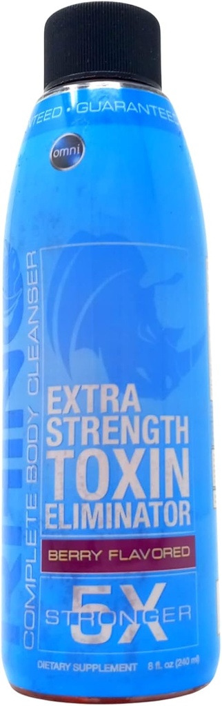 Wellgenix Omni Rhino Detox Drink - Toxin Eliminator - Aynı Gün Temizliği - Meyveli - 8 fl oz (kısa 1)