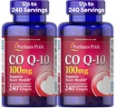 Puritan'ın Gurur Coenzyme CoQ10 100 mg, Kalp Sağlığı, Kan basıncı, Oral Gum Health ve Sağlıklı Ağlama Desteği, 240 Hızlı Yayın Softgels, 2Pack