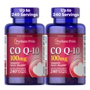 Puritan'ın Gurur Coenzyme CoQ10 100 mg, Kalp Sağlığı, Kan basıncı, Oral Gum Health ve Sağlıklı Ağlama Desteği, 240 Hızlı Yayın Softgels, 2Pack